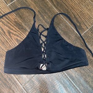 Black bikini top